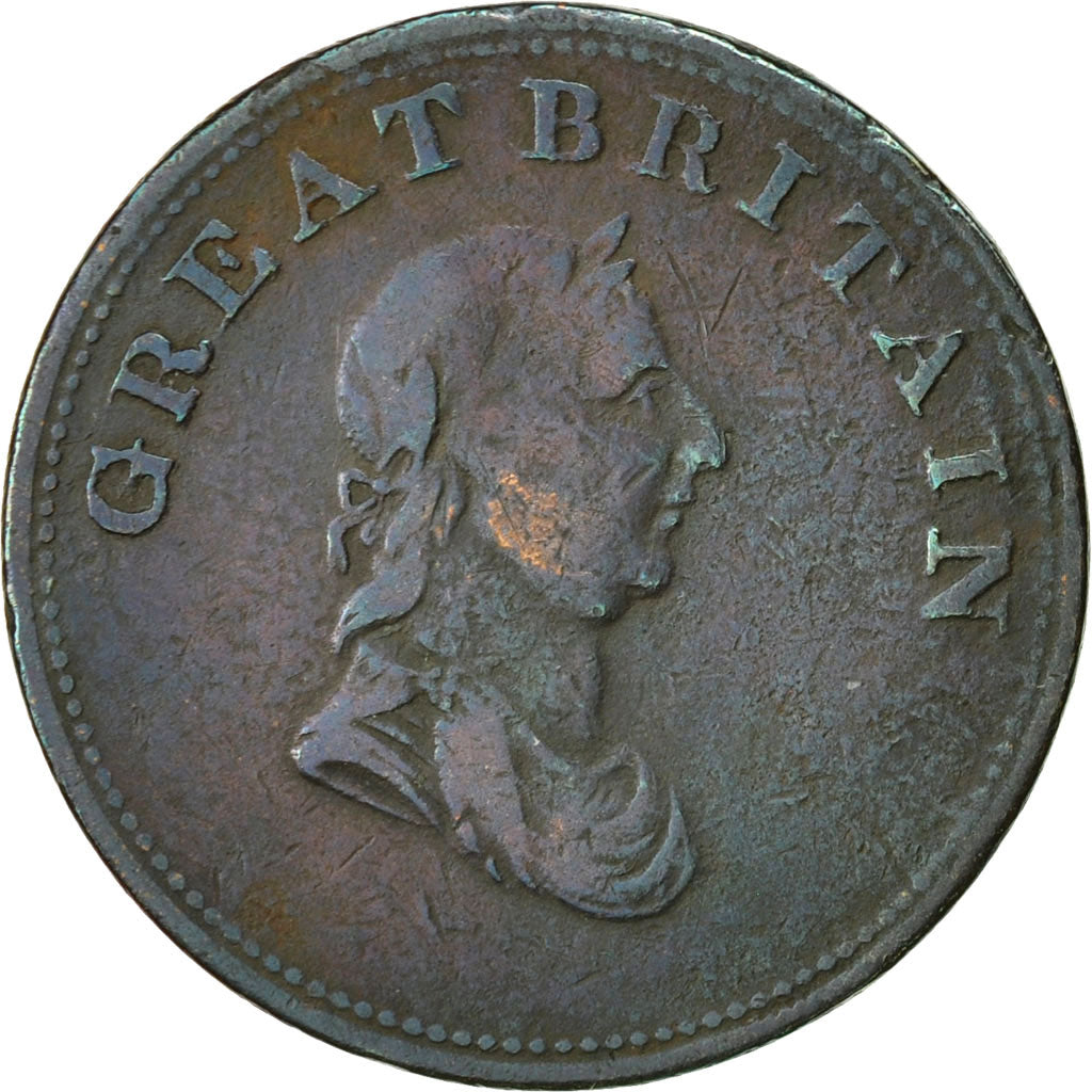 Coin, Great Britain, Non-Local, George III, Halfpenny Token, 1814, VF(20-25)