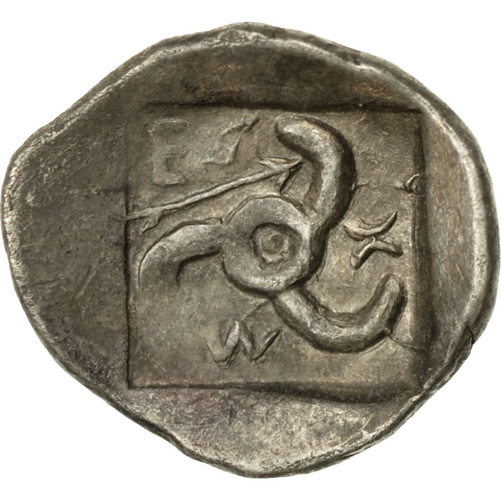 Moneta, Lycia, Mithrapata, 1/6 Stater or Diobol, Uncertain Mint, BB, Argento