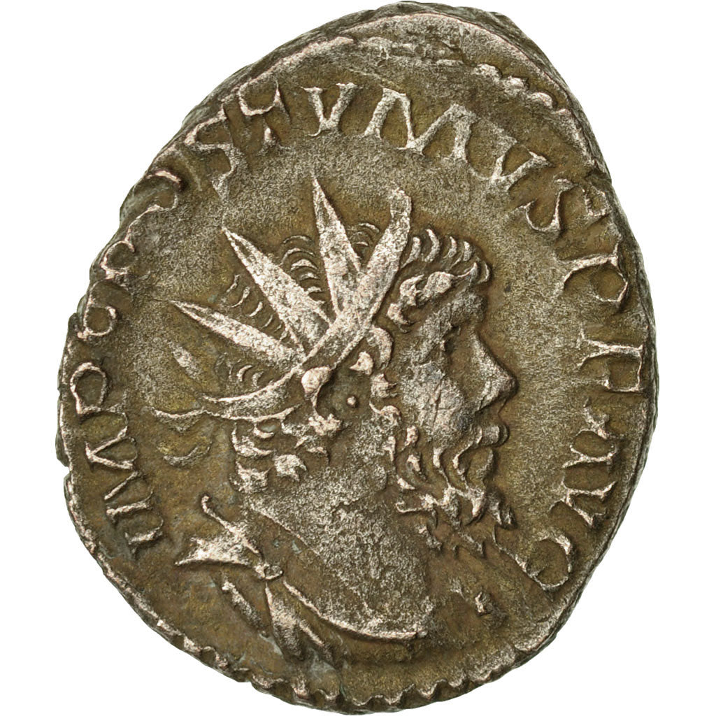 Coin, Postumus, Antoninianus, 268, Trier or Cologne, EF(40-45), Billon, RIC:309