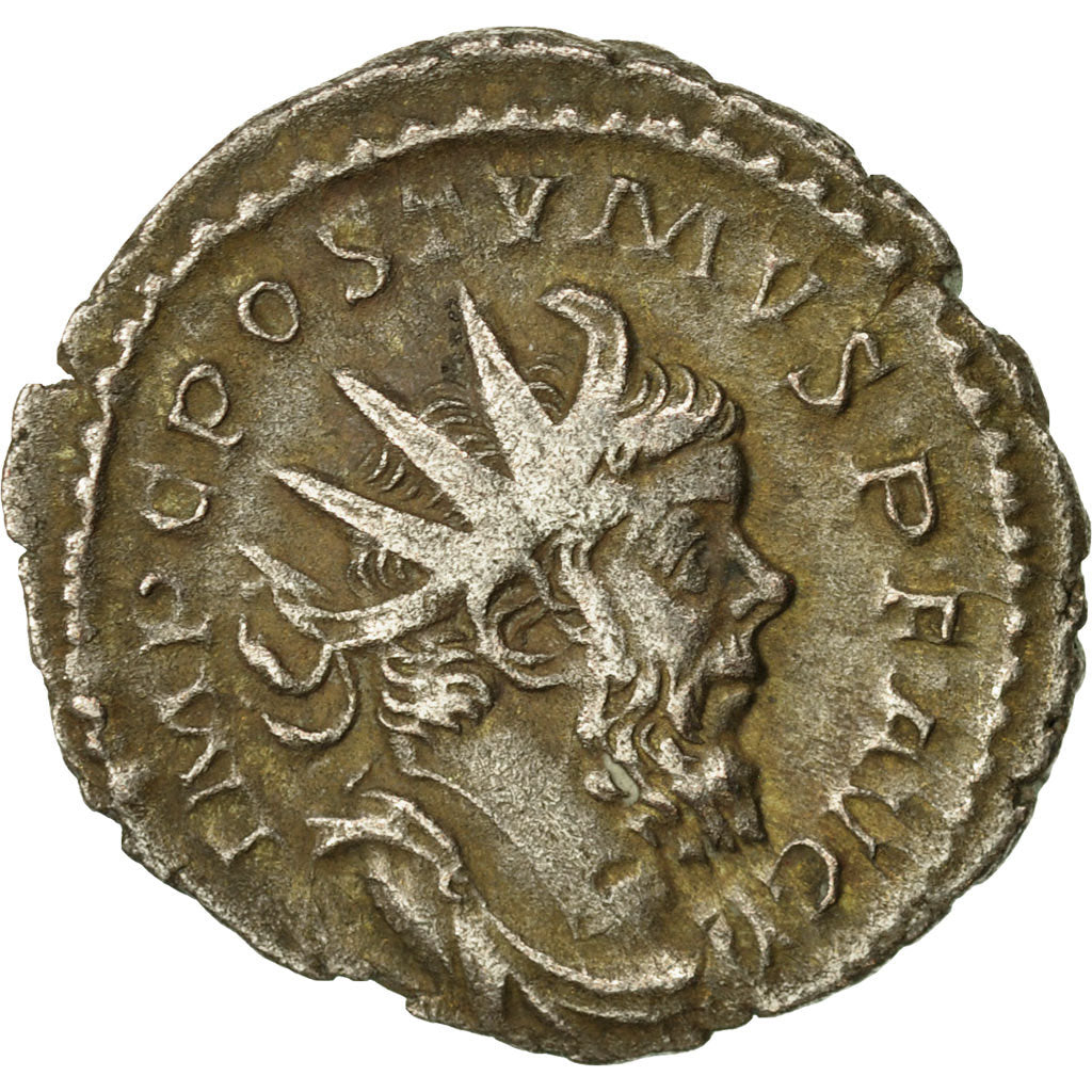 Coin, Postumus, Antoninianus, 260-269, Trier or Cologne, EF(40-45), Billon