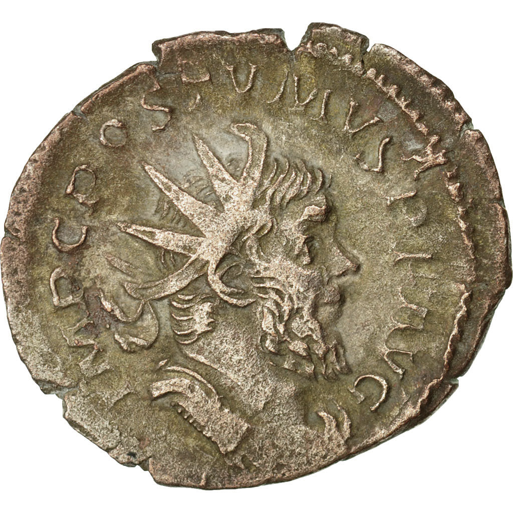 Coin, Postumus, Antoninianus, AD 262, Trier or Cologne, EF(40-45), Billon