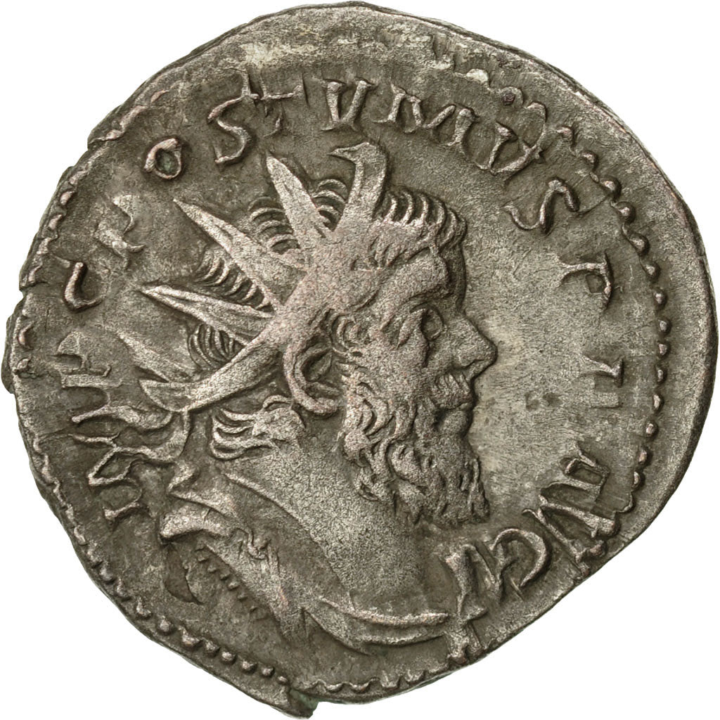 Coin, Postumus, Antoninianus, 260-269, Trier or Cologne, EF(40-45), Billon