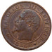FRANCE, Napoléon III, Centime, 1856, Strasbourg, KM #775.3, AU(55-58), Bronze, G
