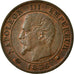 Monnaie, France, Napoleon III, Napoléon III, Centime, 1856, Strasbourg, TTB+