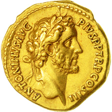 Coin, Antoninus Pius, Aureus, 143-144, Rome, graded, NGC, AU, 5/5-3/5, Gold