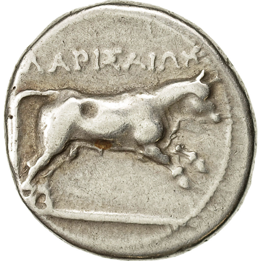 Coin, Thessaly, Larissa, Drachm, EF(40-45), Silver, HGC:4-449