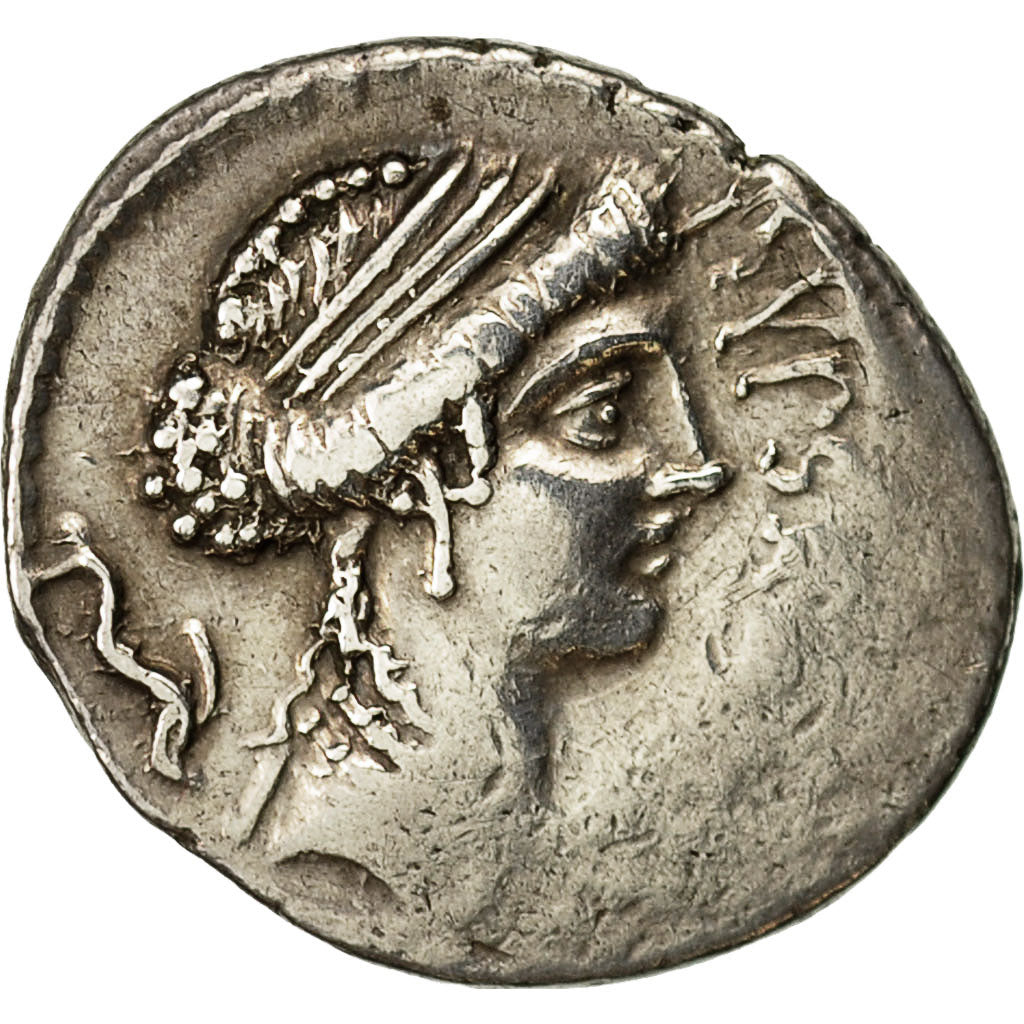 Coin, Plautia, Denarius, 60 BC, Rome, EF(40-45), Silver, Crawford:420/2a