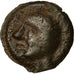 Coin, Leuci, Potin à la tête chauve, EF(40-45), Potin, Delestrée:228