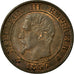 Coin, France, Napoleon III, Napoléon III, Centime, 1857, Bordeaux, AU(50-53)