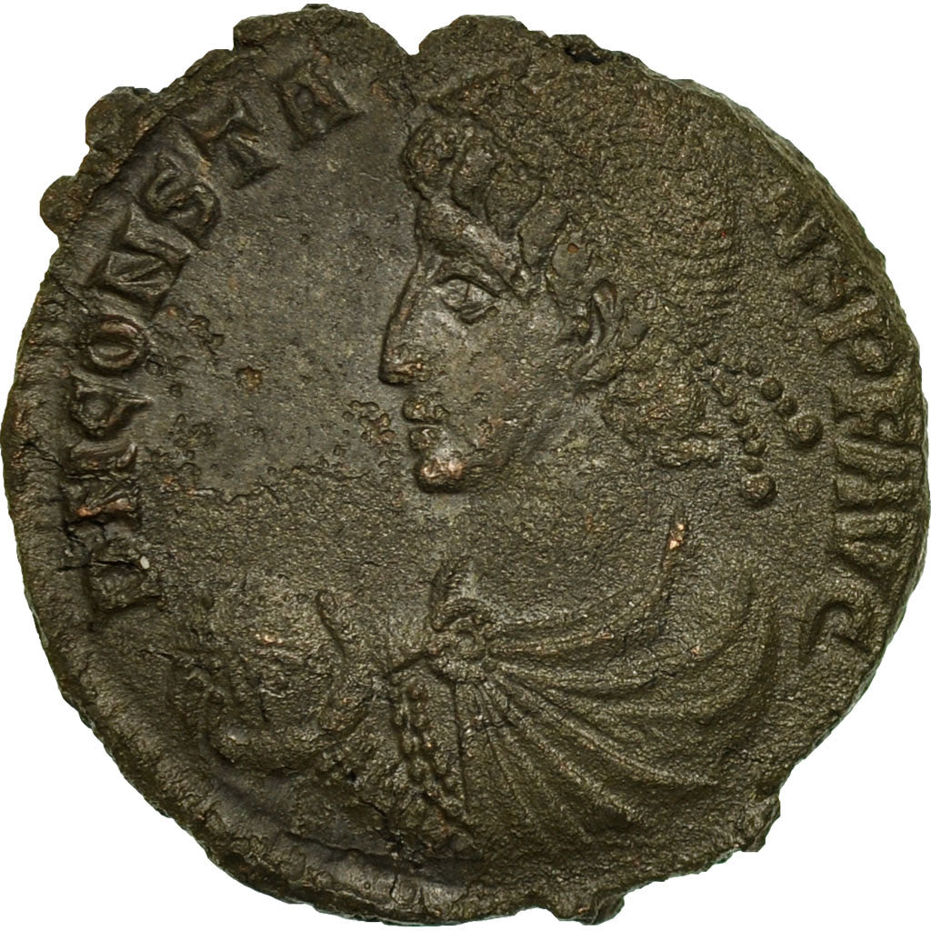 Coin, Constans, Centenionalis, 348-350, Aquileia, EF(40-45), Bronze, RIC:103