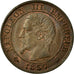 Moneda, Francia, Napoleon III, Napoléon III, Centime, 1857, Bordeaux, MBC+