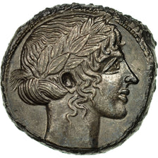 Coin, Sicily, Leontini, Tetradrachm, MS(60-62), Silver, SNG ANS:223, HGC:2-667