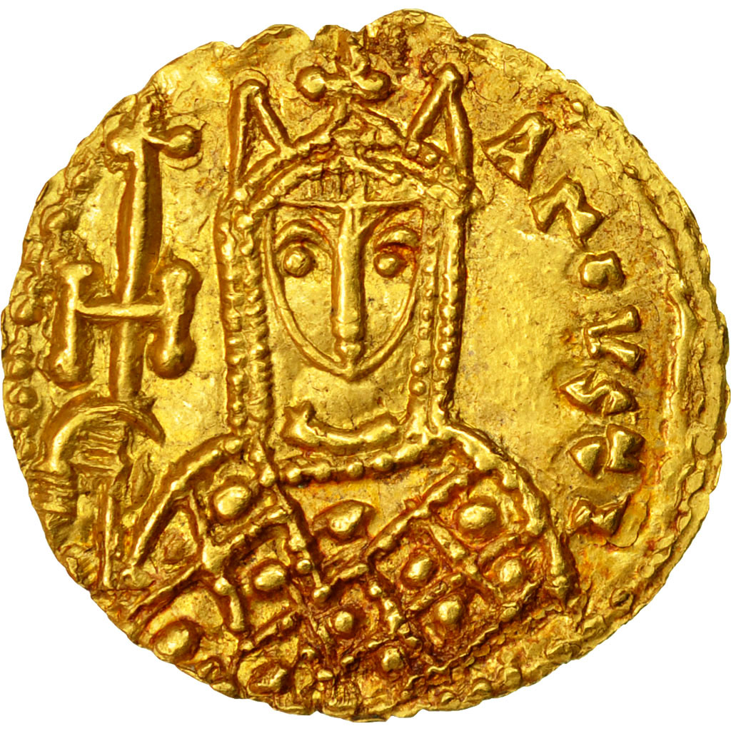 Coin, Irene, Solidus, Syracuse, MS(63), Gold, Sear:1601