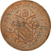 Monnaie, États italiens, PAPAL STATES, Pius IX, 5 Baiocchi, 1850, Rome, SUP+