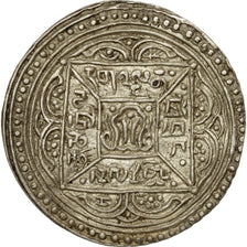 Moneda, Tíbet, Tangka, 1-1/2 Sho, 1910, SC, Plata, KM:14