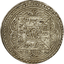 Coin, Tibet, Tangka, 1-1/2 Sho, 1910, MS(63), Silver, KM:14