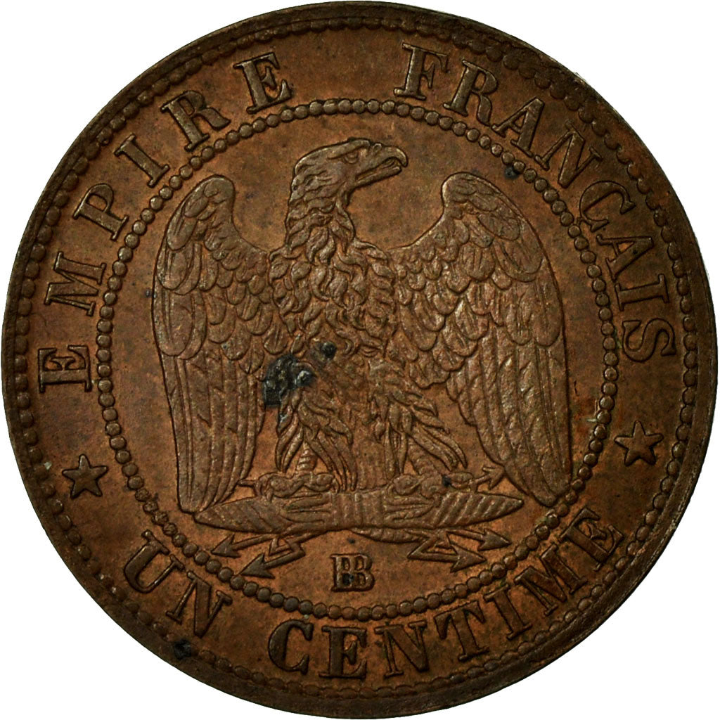 Münze, Frankreich, Napoleon III, Napoléon III, Centime, 1861, Strasbourg, SS+
