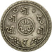 Moneta, Nepal, SHAH DYNASTY, Prithvi Bir Bikram, 1/2 Mohar, 1911, BB+, Argento