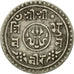 Munten, Nepal, SHAH DYNASTY, Tribhuvana Bir Bikram, 1/4 Mohar, 1912, ZF+