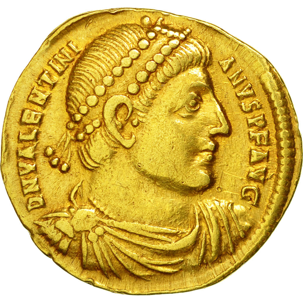 Coin, Valentinian I, Solidus, 364-367, Antioch, EF(40-45), Gold, RIC:2a-i