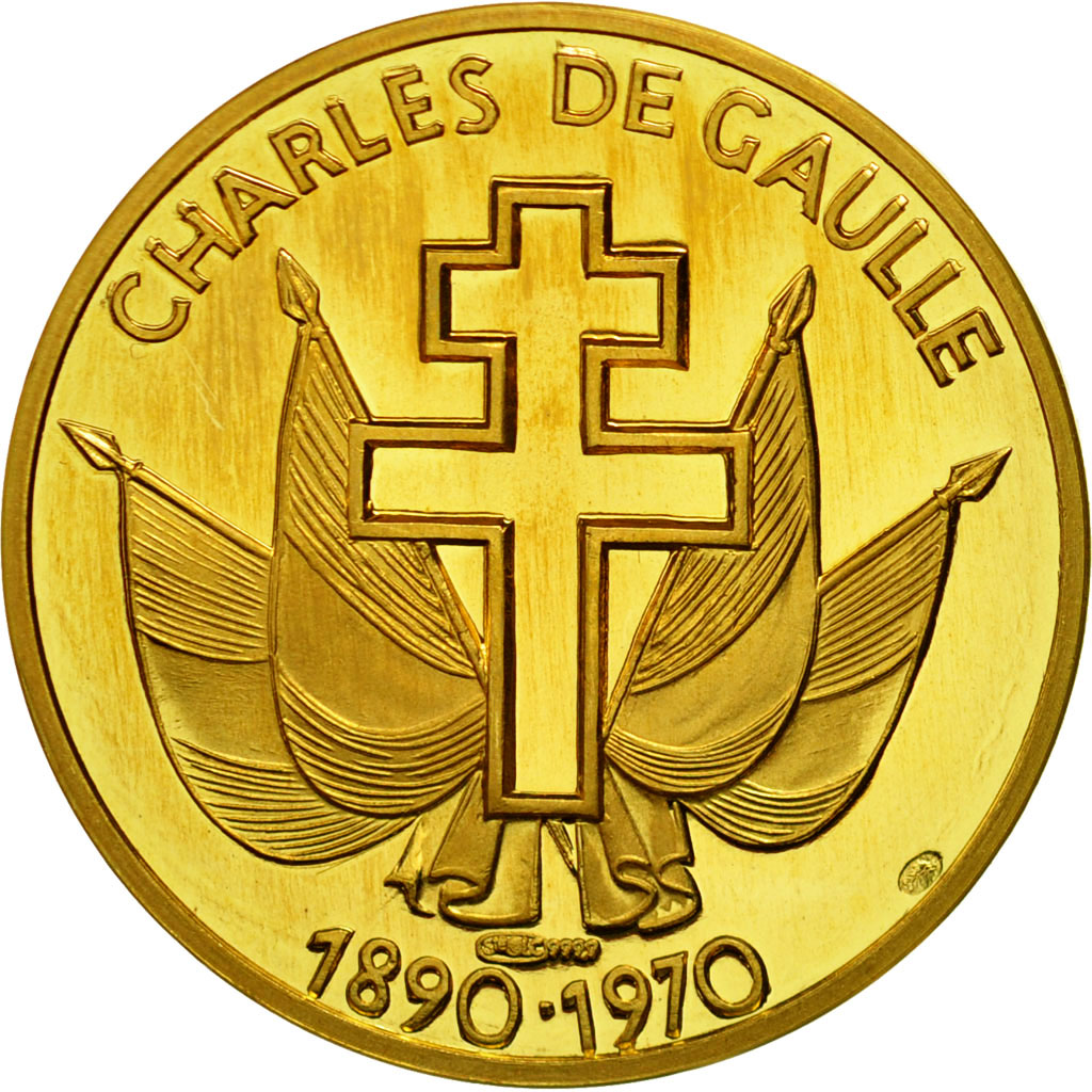 France, Médaille, Charles De Gaulle, Le Discours de Brazzaville, 30 janvier