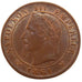 FRANCE, Napoléon III, Centime, 1861, Bordeaux, KM #795.3, AU(55-58), Bronze, G..