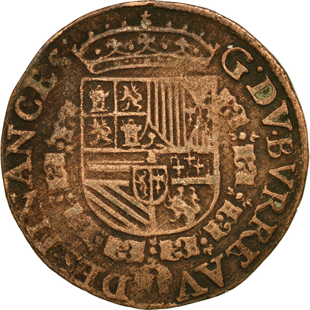 Belgium, Token, Philippe II, 1573, VF(20-25), Copper