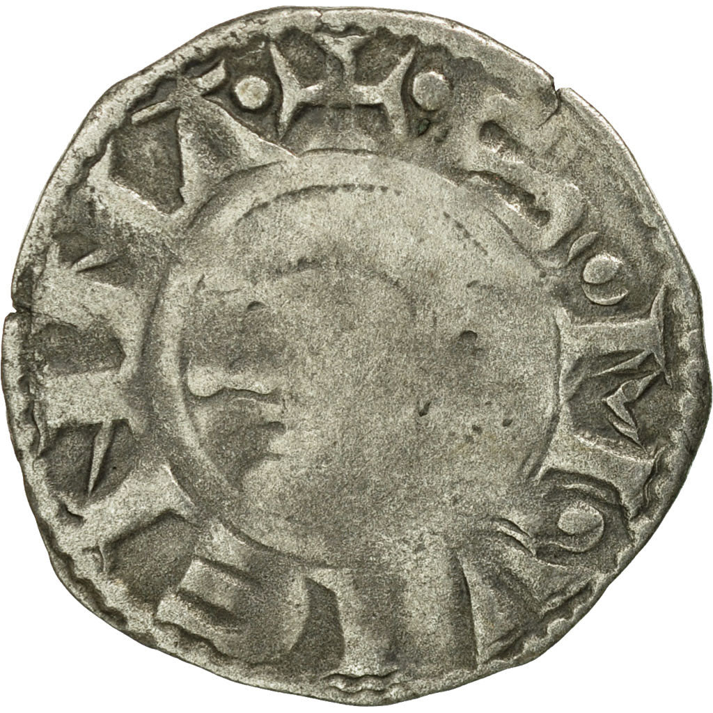 Coin, France, Dauphiné, Anonymous, Denarius, Vienne, VF(20-25), Silver
