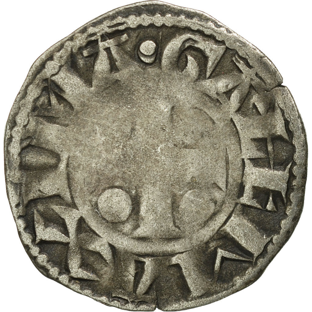 Coin, France, Dauphiné, Anonymous, Denarius, Vienne, VF(20-25), Silver