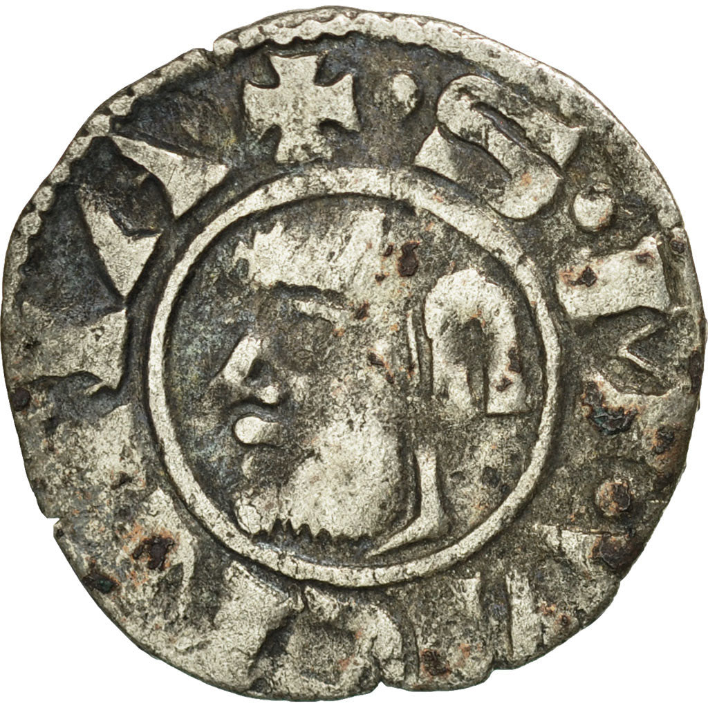 Coin, France, Dauphiné, Anonymous, Denarius, Vienne, VF(30-35), Silver