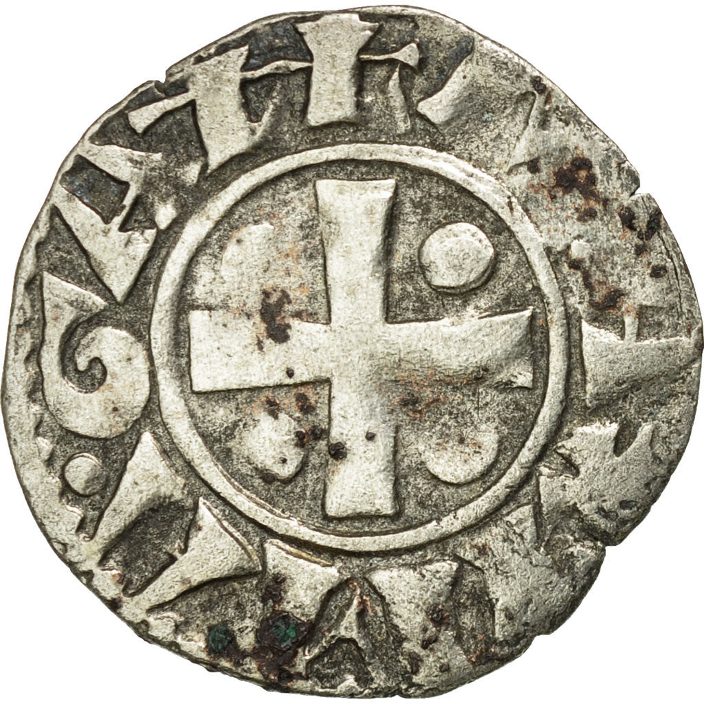 Coin, France, Dauphiné, Anonymous, Denarius, Vienne, VF(30-35), Silver