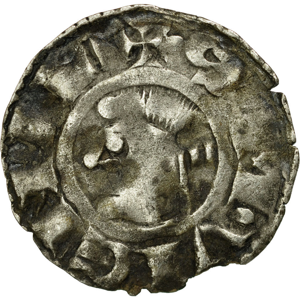 Coin, France, Dauphiné, Anonymous, Denarius, Vienne, VF(30-35), Silver