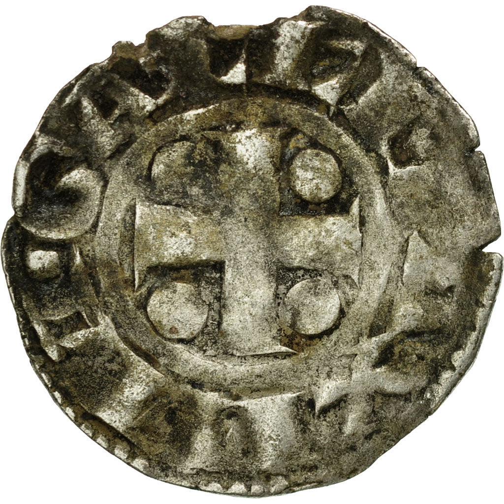 Coin, France, Dauphiné, Anonymous, Denarius, Vienne, VF(30-35), Silver
