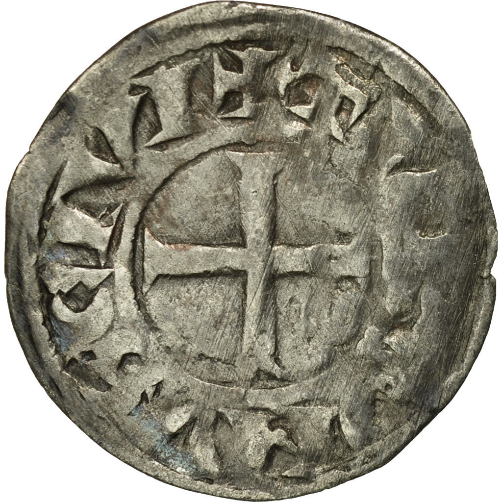 Moneta, Francia, Touraine, Denarius, Saint-Martin de Tours, MB+, Argento