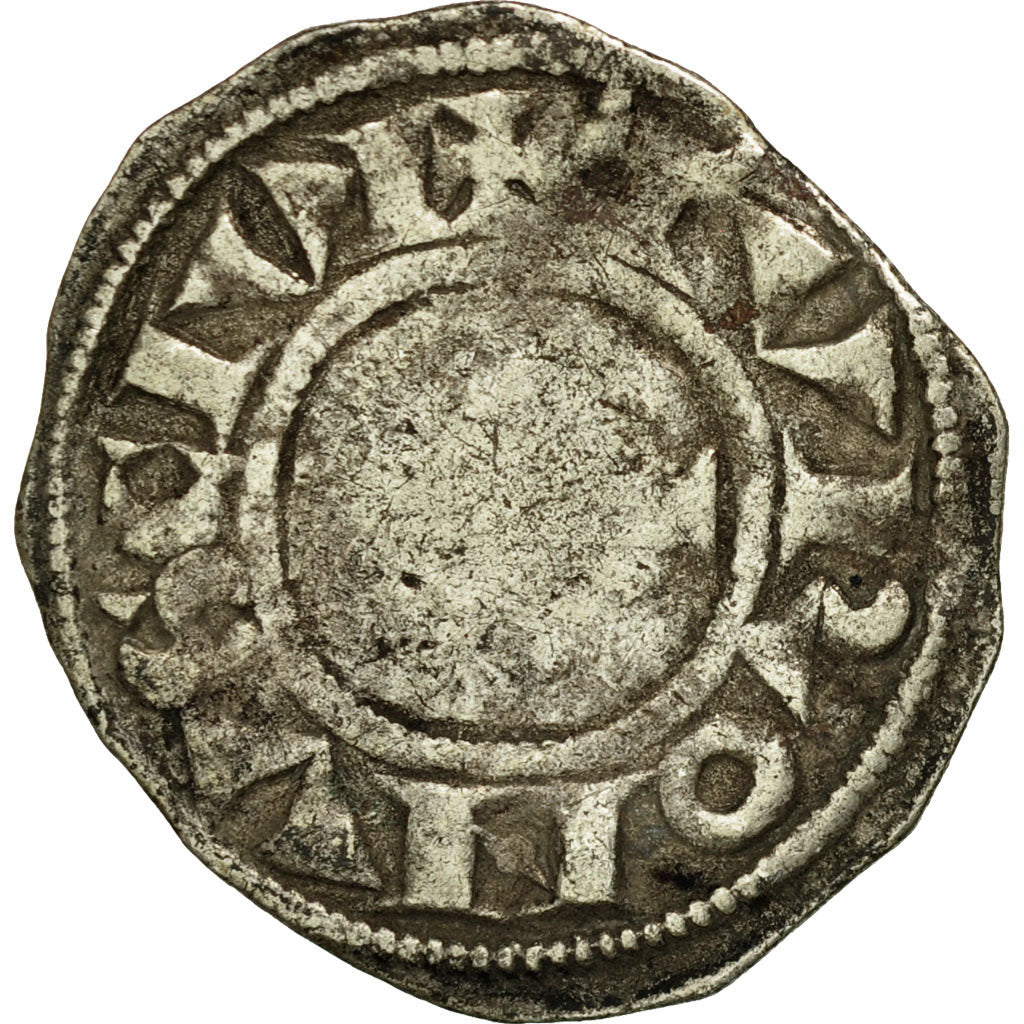 Coin, France, Touraine, Denarius, Saint-Martin de Tours, VF(20-25), Silver