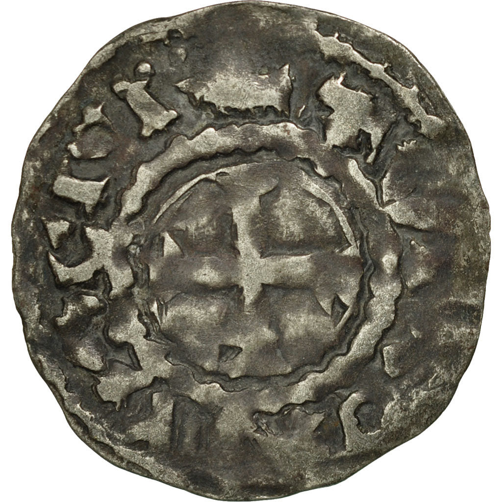 Coin, France, Touraine, Denarius, Saint-Martin de Tours, VF(30-35), Silver