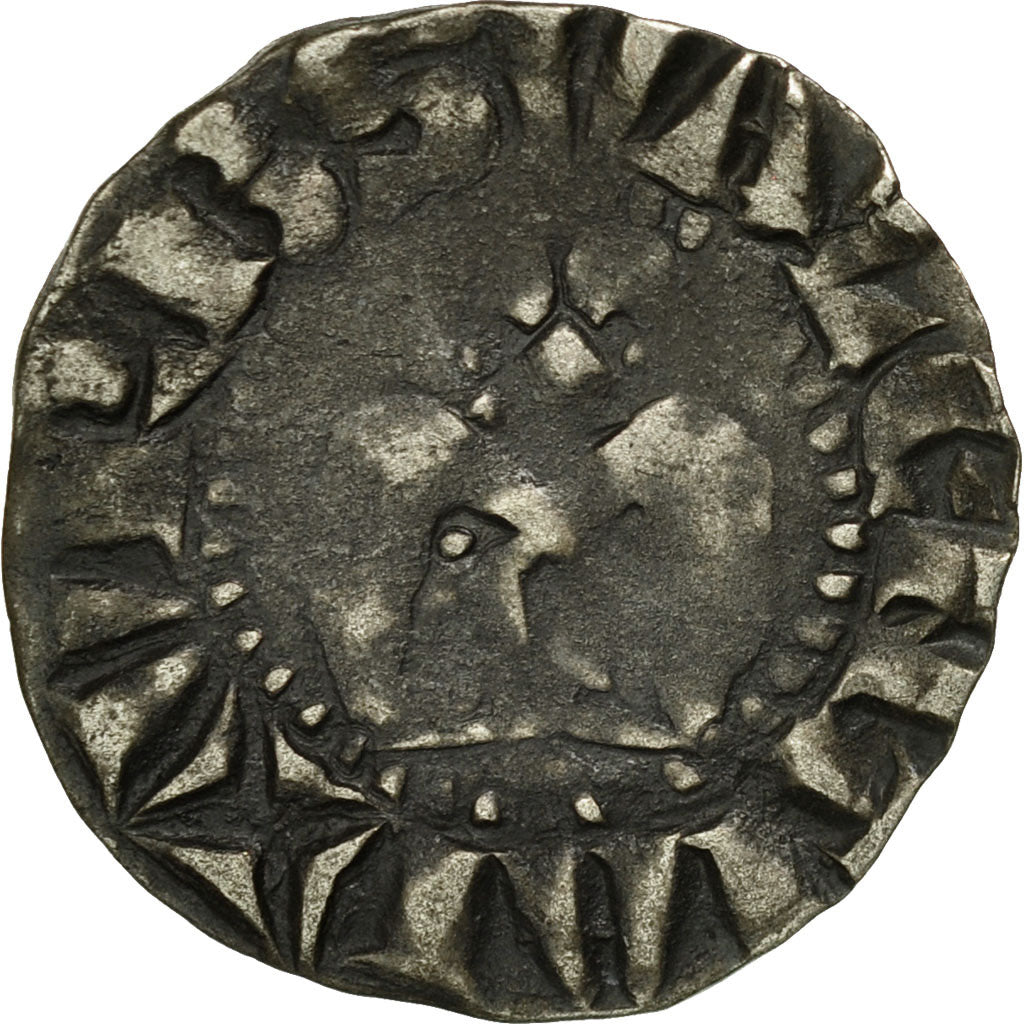 Coin, France, Dauphiné, Anonymous, Denarius, Valence, VF(20-25), Silver
