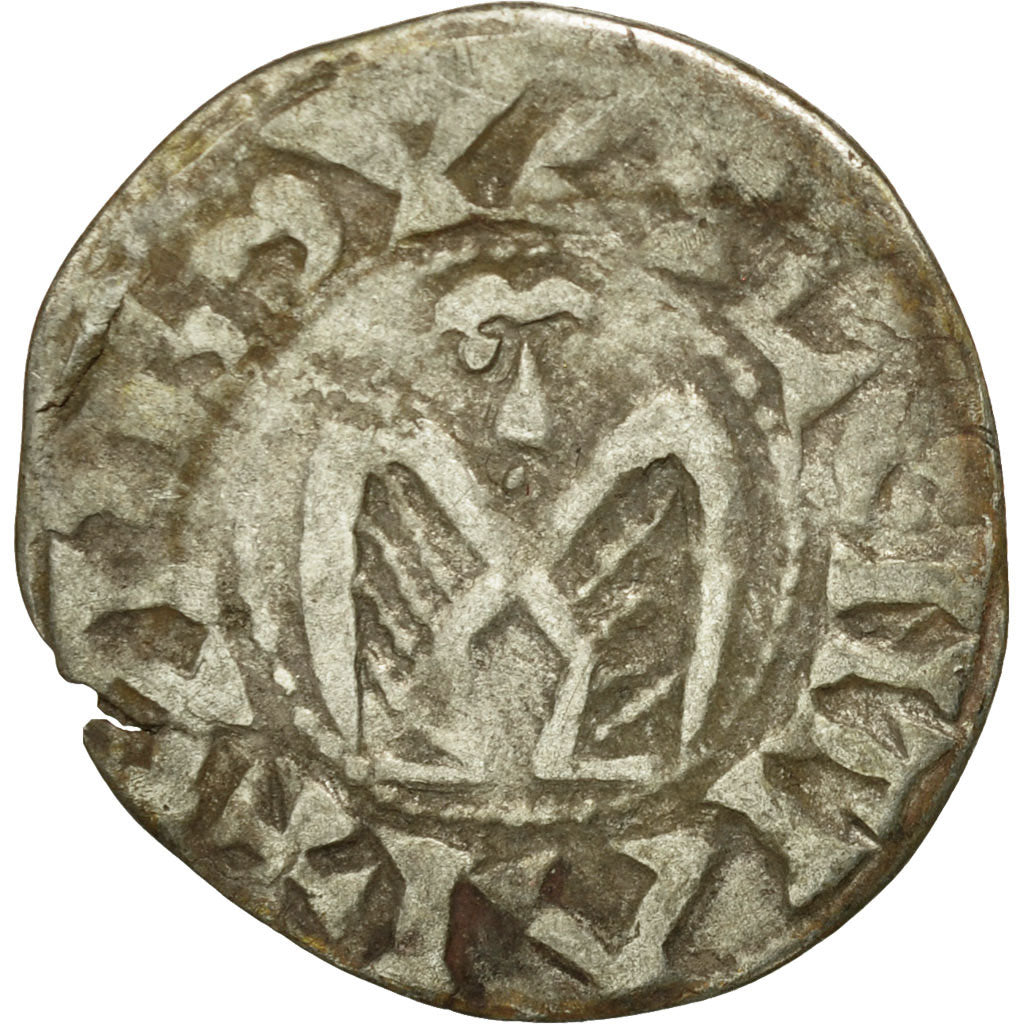 Coin, France, Dauphiné, Anonymous, Denarius, Valence, VF(30-35), Silver