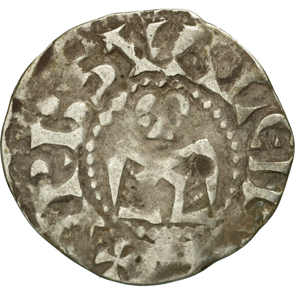 Coin, France, Dauphiné, Anonymous, Denarius, Valence, VF(30-35), Silver