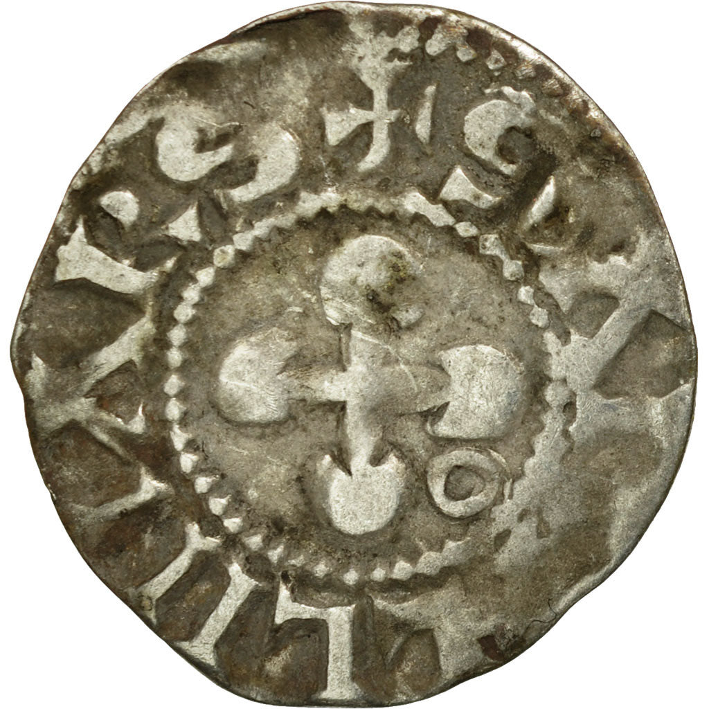 Coin, France, Dauphiné, Anonymous, Denarius, Valence, VF(30-35), Silver