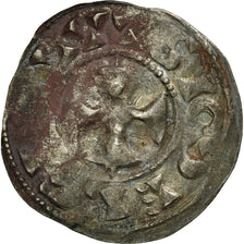 Moneta, Francja, Auxerre, Anonymous, Denarius, VF(20-25), Srebro, Boudeau:1730