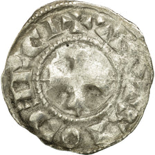 Coin, France, Auxerre, Anonymous, Denarius, VF(30-35), Silver, Boudeau:1730
