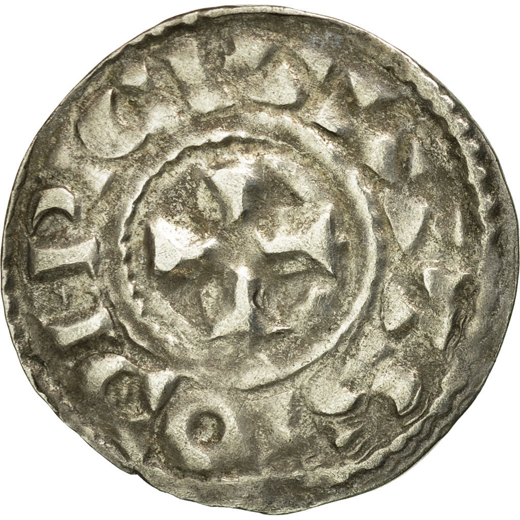 Coin, France, Auxerre, Anonymous, Denarius, EF(40-45), Silver, Boudeau:1730