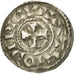 Moneda, Francia, Auxerre, Anonymous, Denarius, MBC, Plata, Boudeau:1730