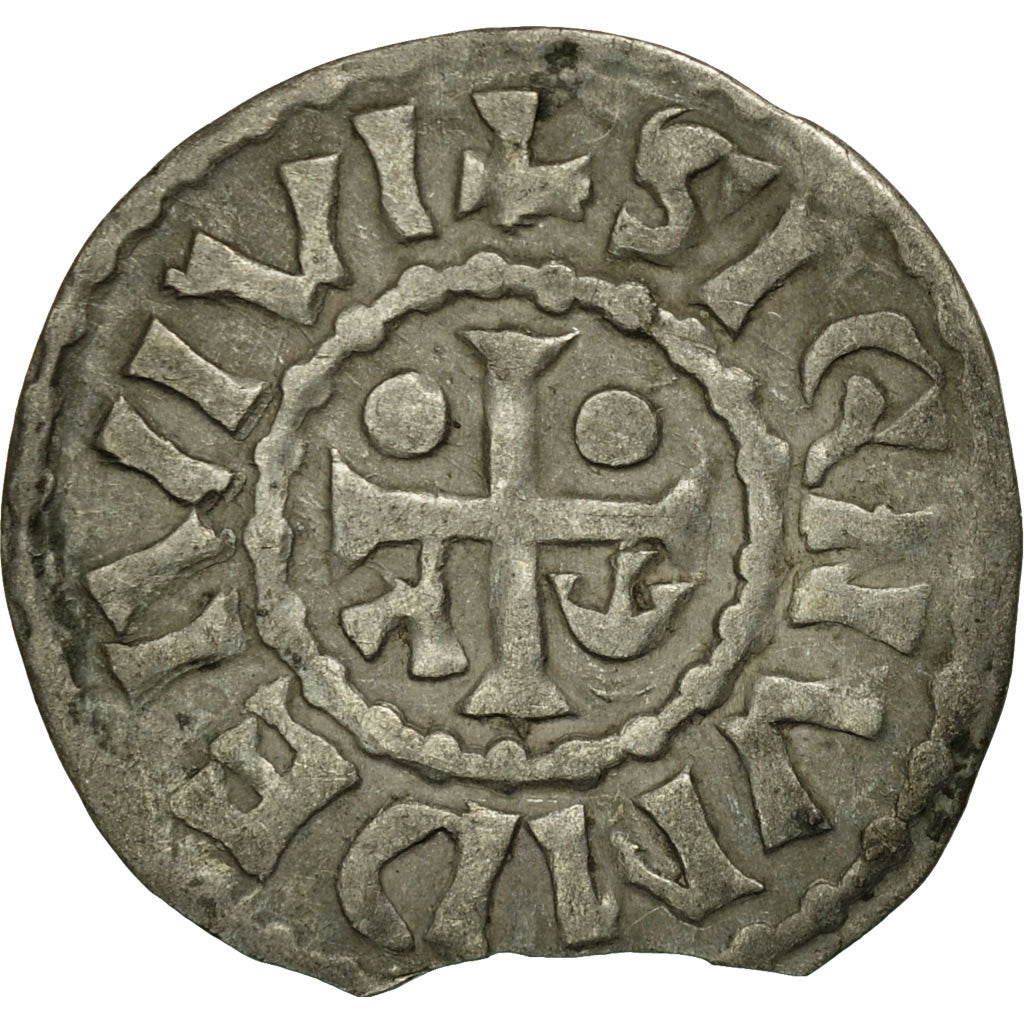 Coin, France, Maine, Denarius, Le Mans, EF(40-45), Billon, Boudeau:171