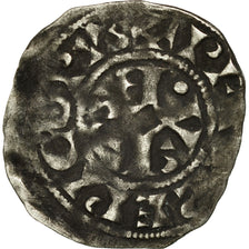 Monnaie, France, Champagne, Thibaut II, Denier, Troyes, TB+, Argent