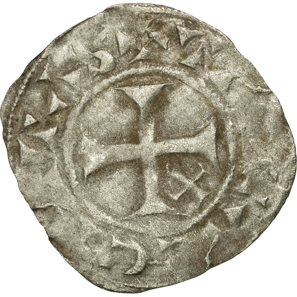 Coin, France, Champagne, Thibaut II, Denarius, Troyes, VF(30-35), Silver