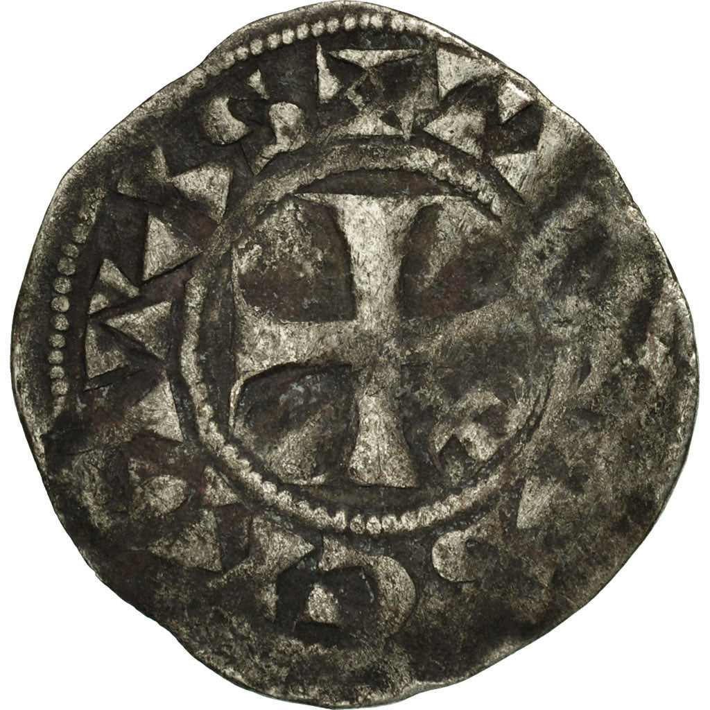Coin, France, Champagne, Thibaut II, Denarius, Troyes, VF(20-25), Silver