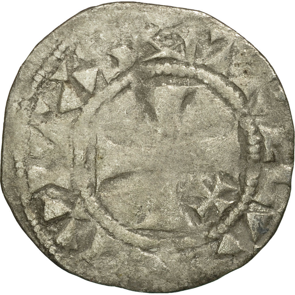 Münze, Frankreich, Champagne, Thibaut II, Denarius, Troyes, S, Silber