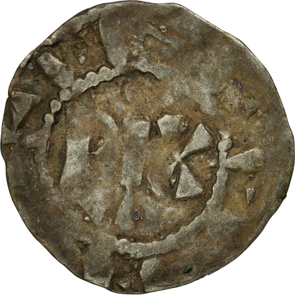 Coin, France, Picardie, Anonymous, Denarius, VF(30-35), Silver